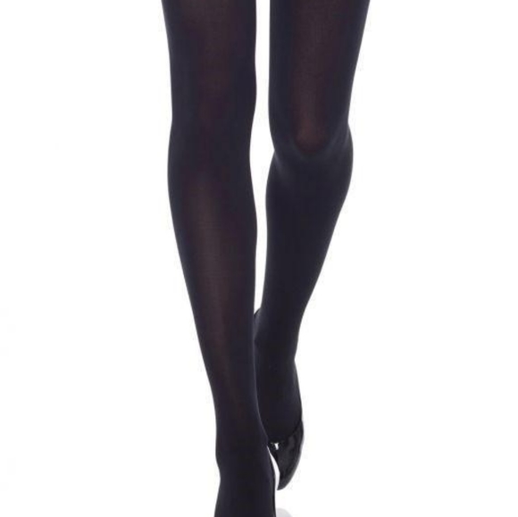 Opaque Microfiber Tights - Picture 4 of 4